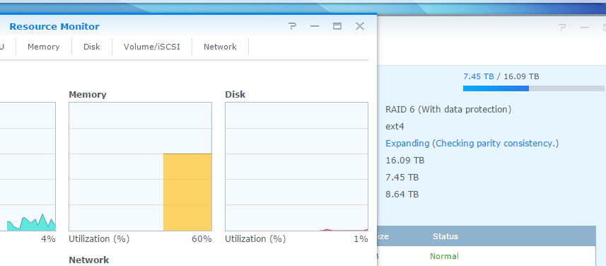 no disk activity